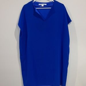 Diane Von Furstenberg Kora Cosmic Blue Shift Dress